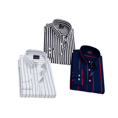 Full sleeve print shirt 3 pac combo