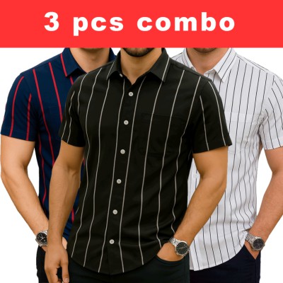 Short sleeve print hat shirt 3 pac comvo
