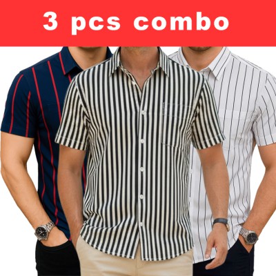 Short sleeve print hat shirt 3 pac comvo
