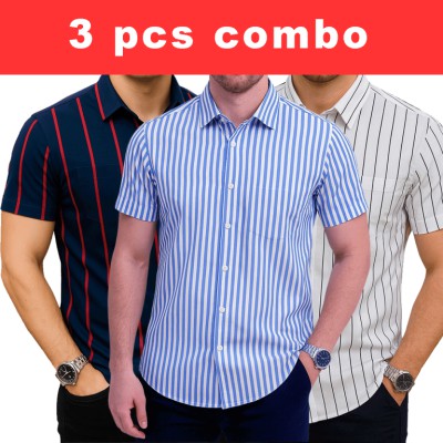 Short sleeve print hat shirt 3 pac comvo